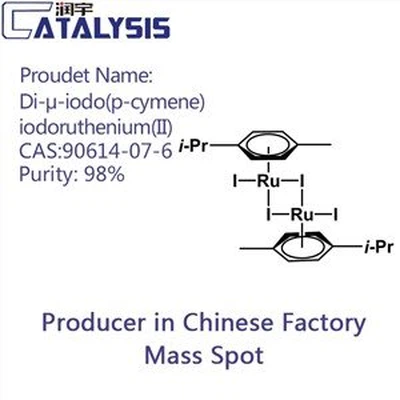 Di-m-iyodo(p-simen)yodoruteniy(II) CAS:90614-07-6